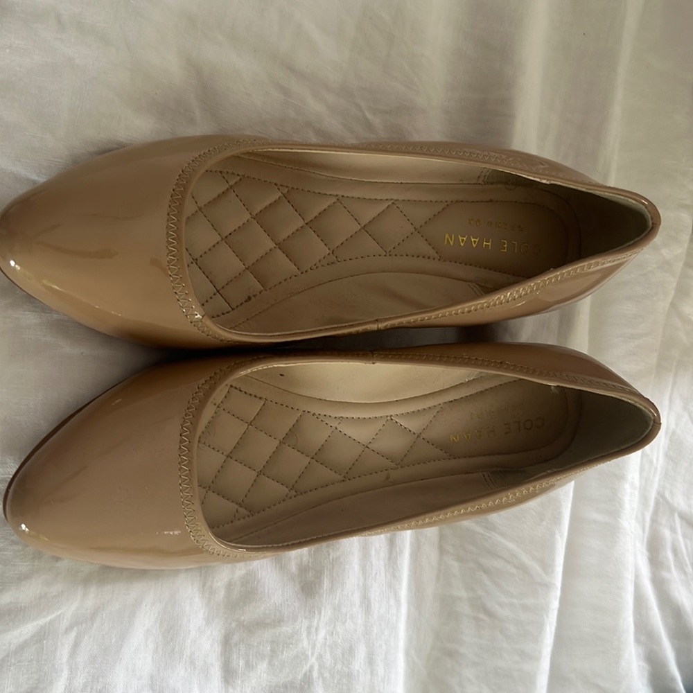 Cole Haan 6b patent leather wedges.